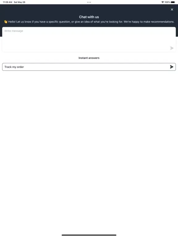 Tangkapan layar JMD COMMUNICATION iPad 