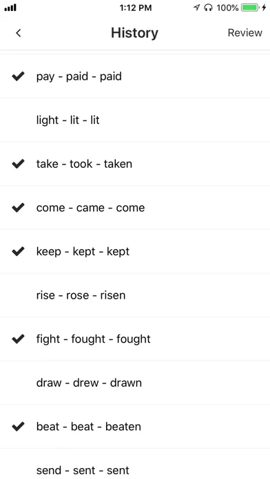 DoDidDone (Irregular Verbs) Ekran Görüntüleri