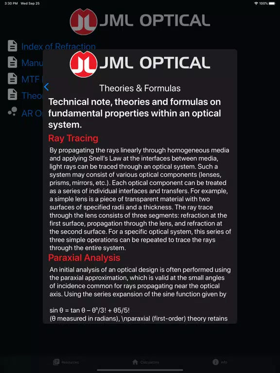 صور JML Optical Calculator iPad 