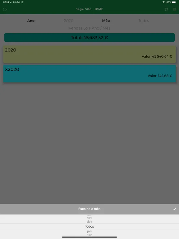 Sage50c - JMMINFORMATICA iPad  स्क्रीनशॉट