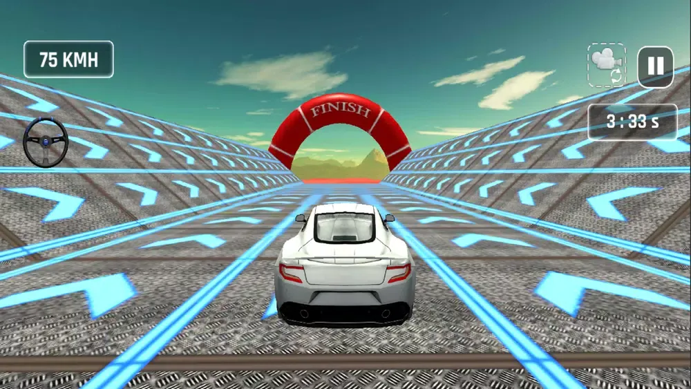 Capturas de tela do The Impossible Car Track 2020