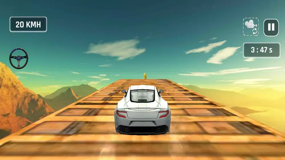 Capturas de tela do The Impossible Car Track 2020