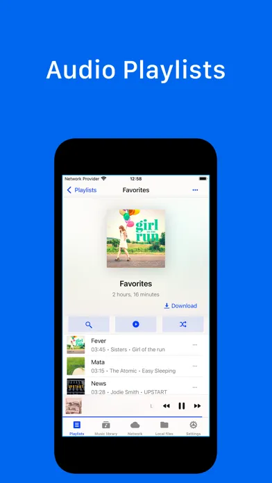 Musicbox: player for Dropbox Screenshots
