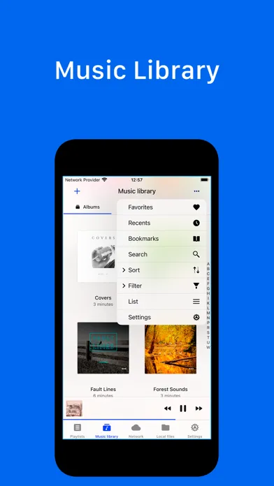 Musicbox: player for Dropbox Screenshots