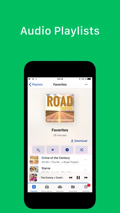 Tangkapan skrin GoPlayer: cloud music player