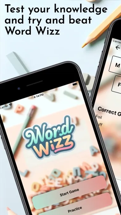 Captures d'écran de Word Wizz
