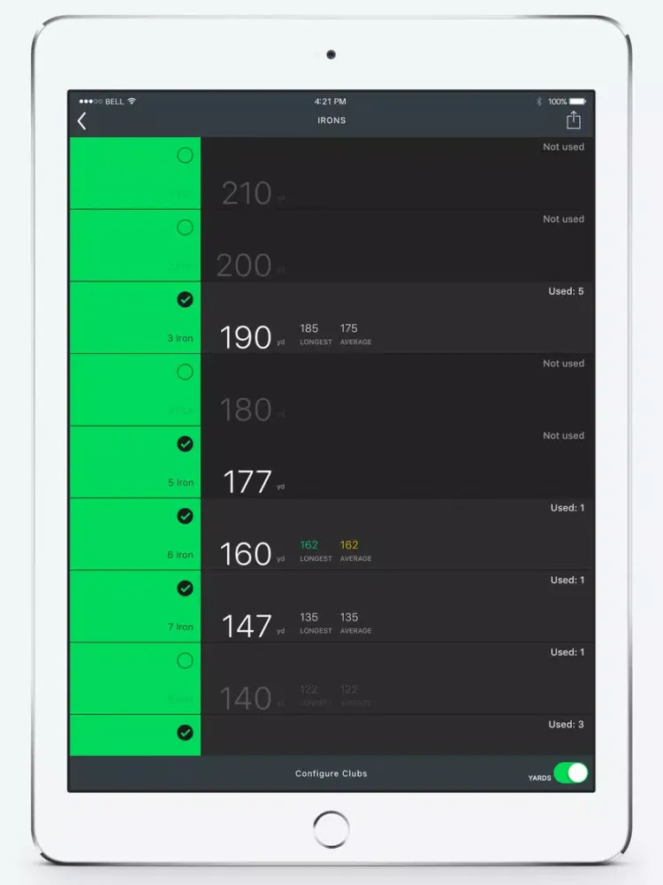 ภาพหน้าจอของ Golf Caddy Pro iPad 