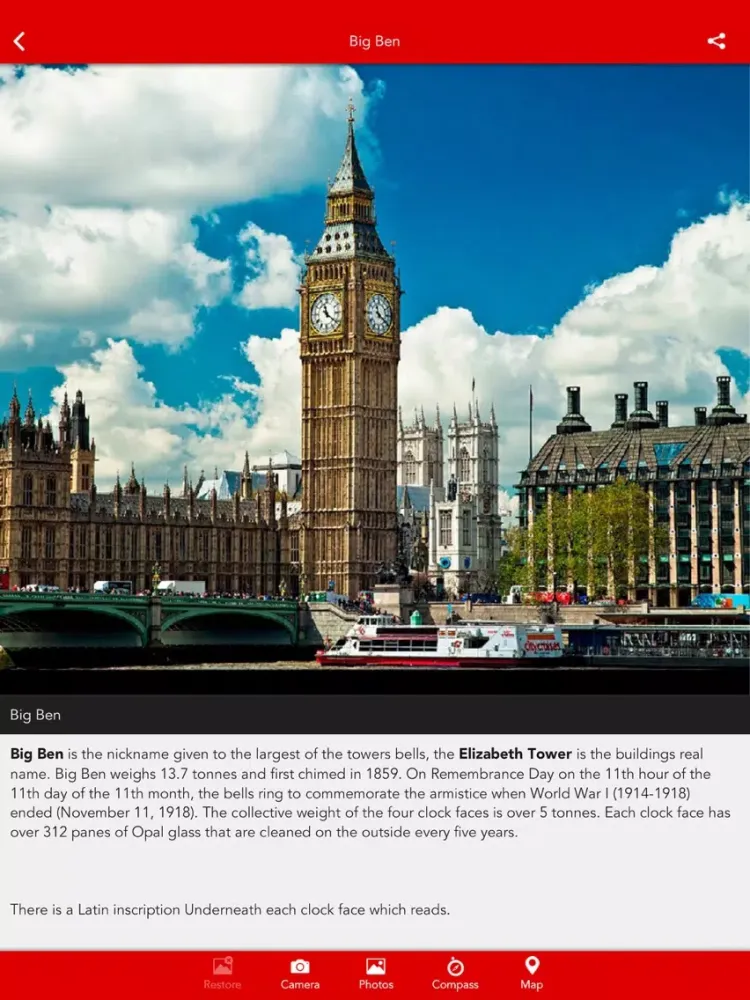 Capturas de pantalla de London Culture iPad 
