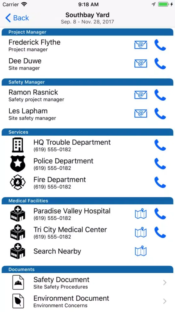 ProjectSafe Screenshots