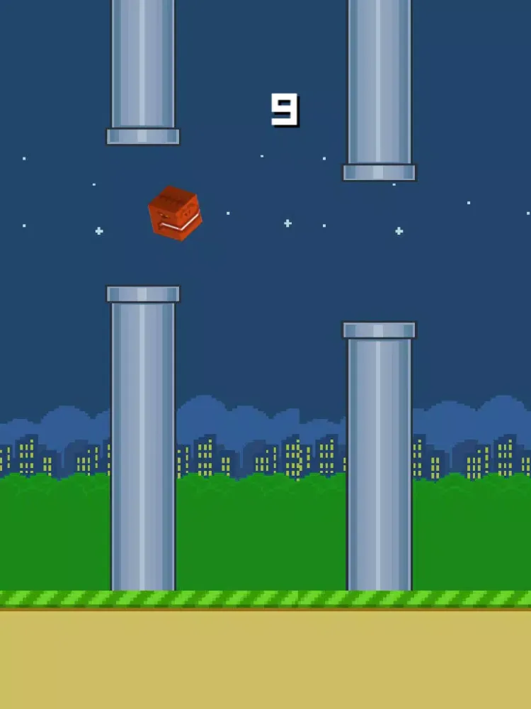 Zrzuty ekranu Dino Flyer Craft: The Crappy Hard Free Game iPad 