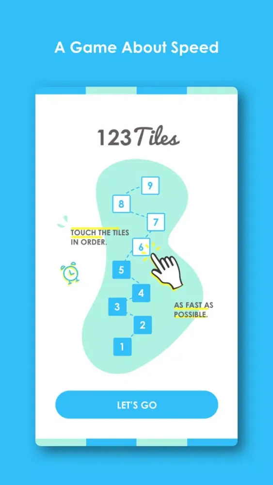 123Tiles - Free Numbers Race سکرین شاٹس