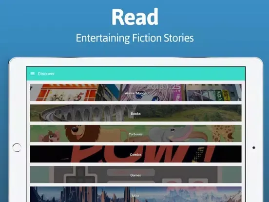 ReadUp FanFiction eBook Reader iPad  سکرین شاٹس