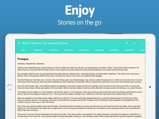 ReadUp FanFiction eBook Reader iPad  سکرین شاٹس