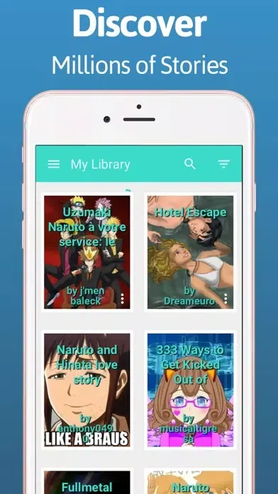 ReadUp FanFiction eBook Reader سکرین شاٹس