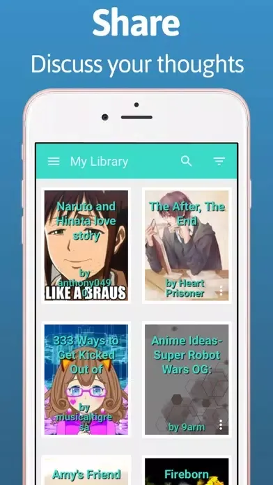 ReadUp FanFiction eBook Reader سکرین شاٹس