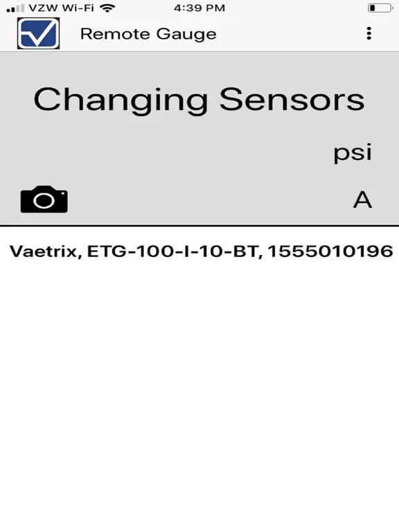 ภาพหน้าจอของ Vaetrix Remote Gauge iPad 
