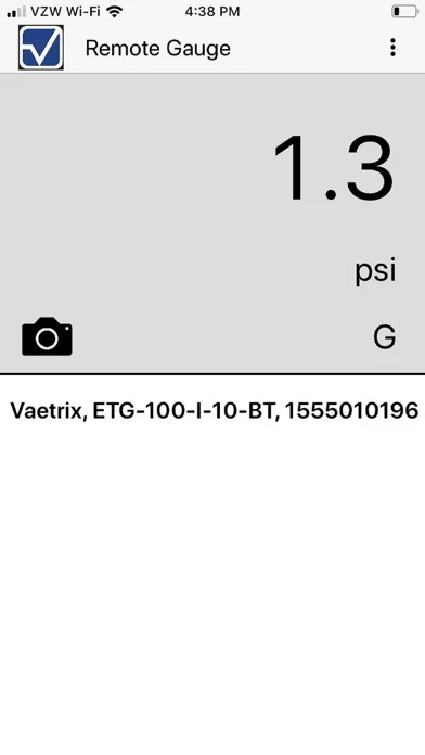 ภาพหน้าจอของ Vaetrix Remote Gauge