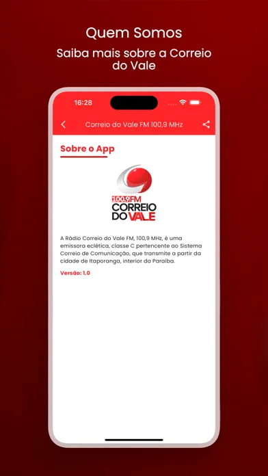 Captures d'écran de Rádio Correio do Vale