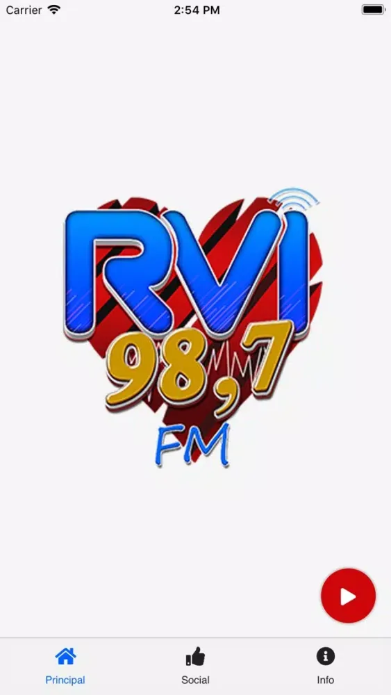 Ảnh chụp màn hình của Rádio RVI FM