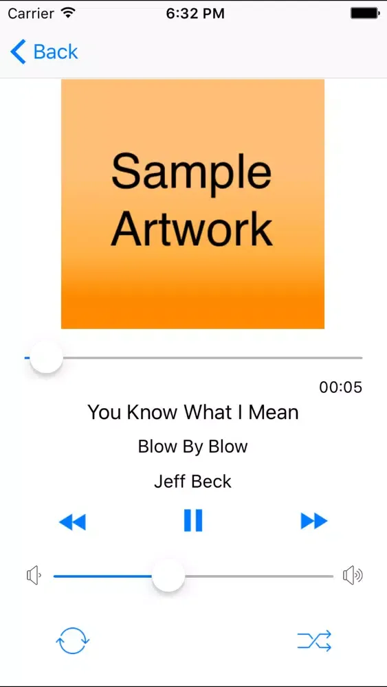 Capturas de pantalla de MusicPlayer :SimpleMusicPlayer