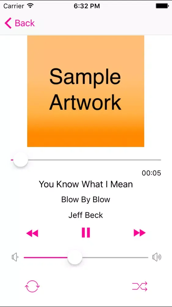 Capturas de pantalla de MusicPlayer :SimpleMusicPlayer