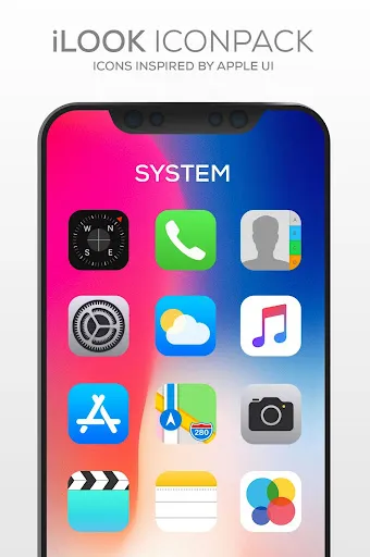 iLOOK Icon pack UX THEME Ekran Görüntüleri