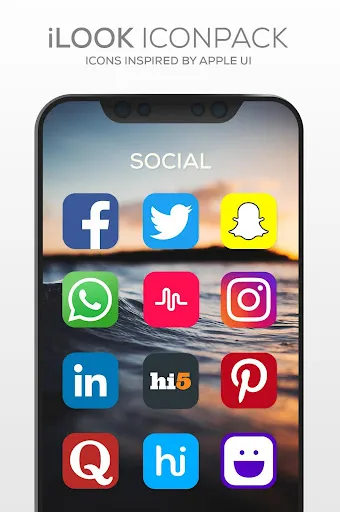 iLOOK Icon pack UX THEME Ekran Görüntüleri