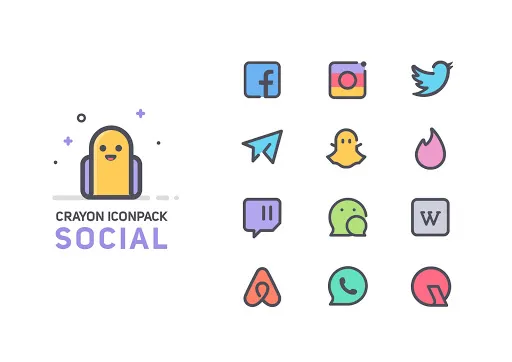 Crayon Icon Pack Screenshots