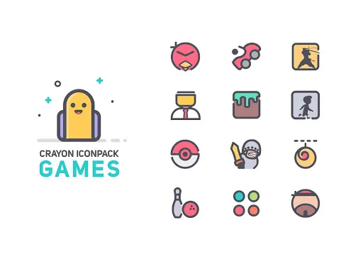 Crayon Icon Pack Screenshots