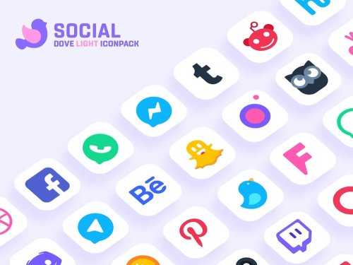 Dove Light Icon Pack-screenshot-3