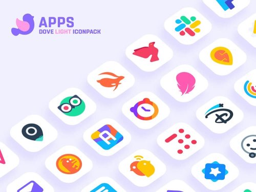 Dove Light Icon Pack-screenshot-5