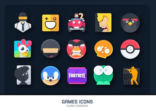 Captures d'écran de Flora : Material Icon Pack