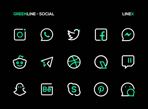 GreenLine Icon Pack-screenshot-4