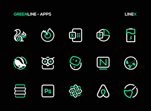 GreenLine Icon Pack-screenshot-6