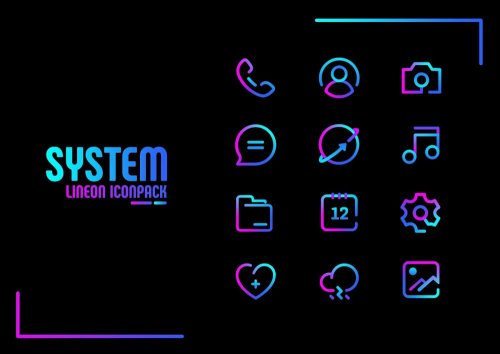 Lineon Icon Pack: LineX-screenshot-1