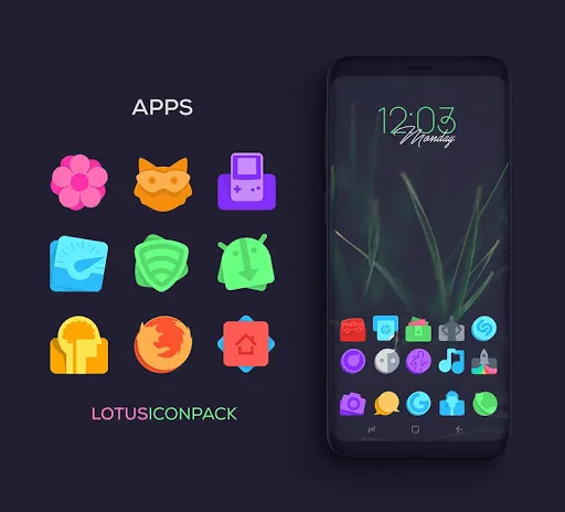 Capturas de pantalla de Lotus Icon Pack