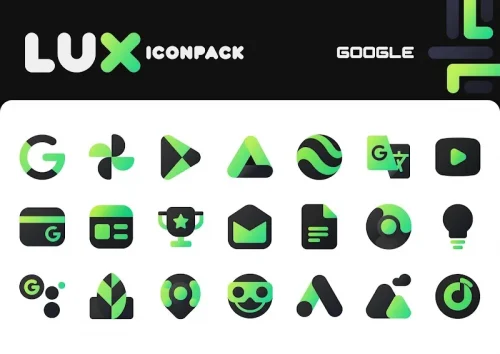 Green Icon Pack : LuX-screenshot-3