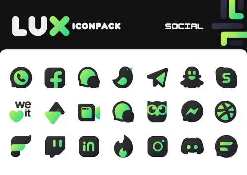 Green Icon Pack : LuX-screenshot-4