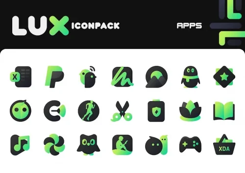 Green Icon Pack : LuX-screenshot-5