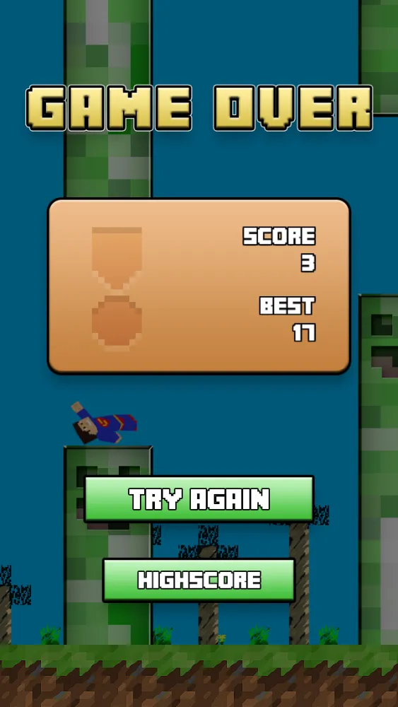 Tangkapan skrin Tappy Craft - Super Steve Edition