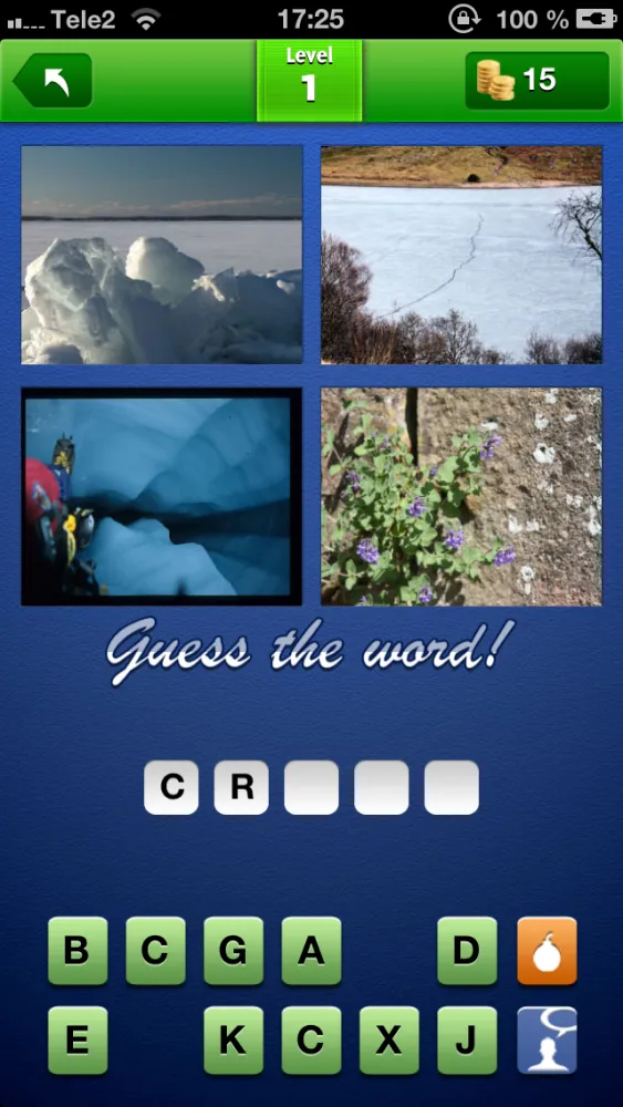 Captures d'écran de What's The Word - New photo quiz game