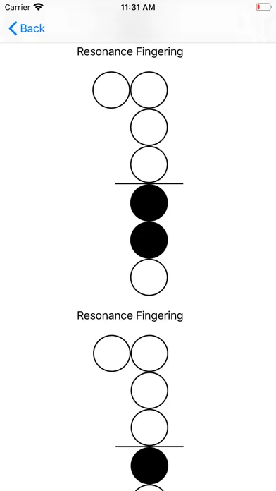Wind Instrument Fingerings スクリーンショット