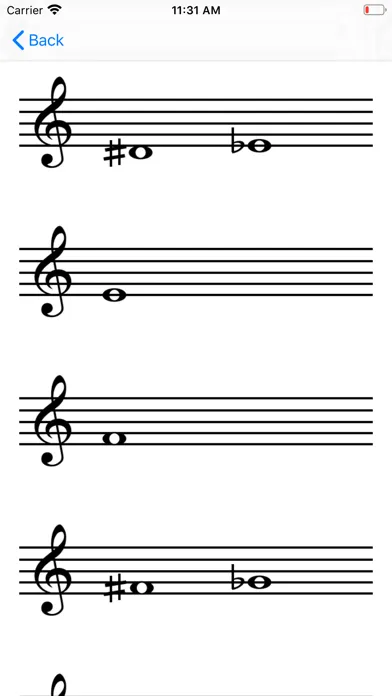 Wind Instrument Fingerings スクリーンショット