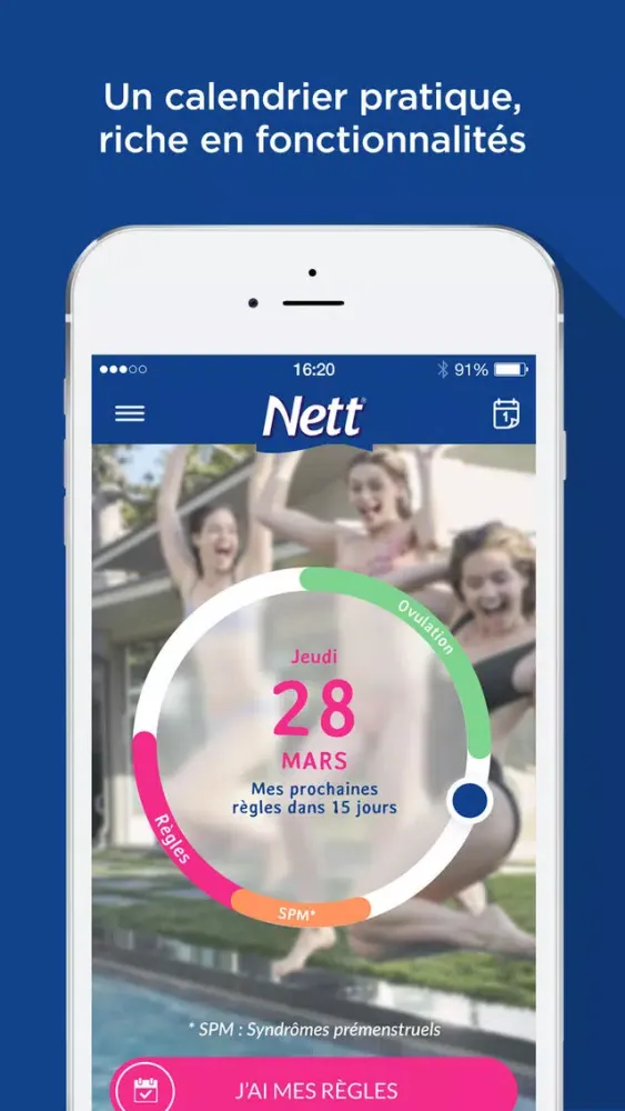 Calendrier des règles NETT®应用截图