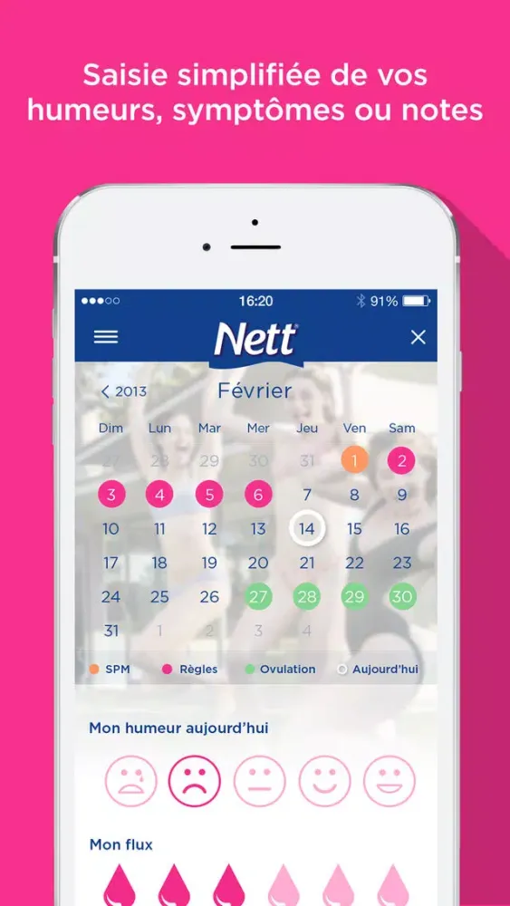 Calendrier des règles NETT®应用截图