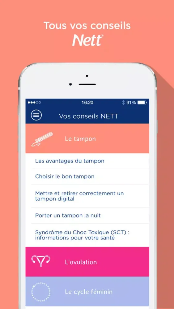 Calendrier des règles NETT®应用截图