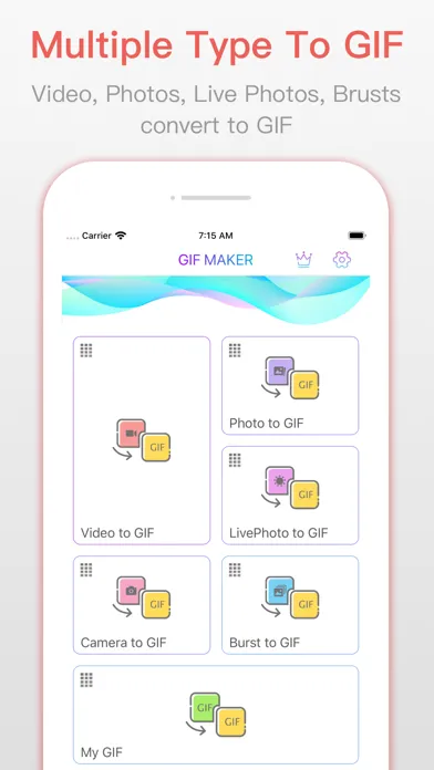 Captures d'écran de GIF Maker - Videos To GIF