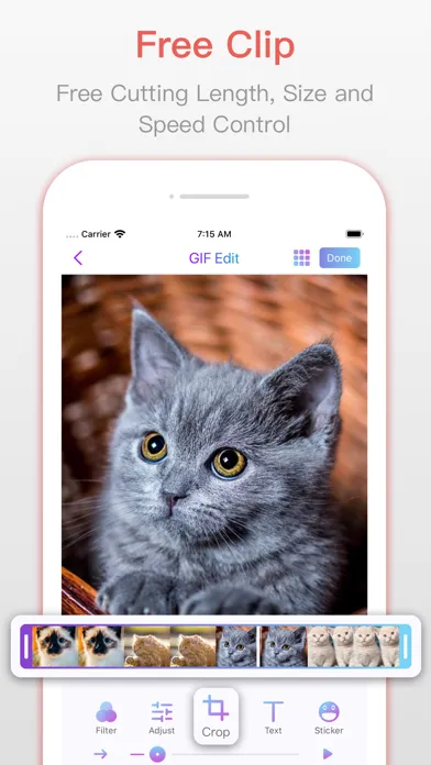 Captures d'écran de GIF Maker - Videos To GIF