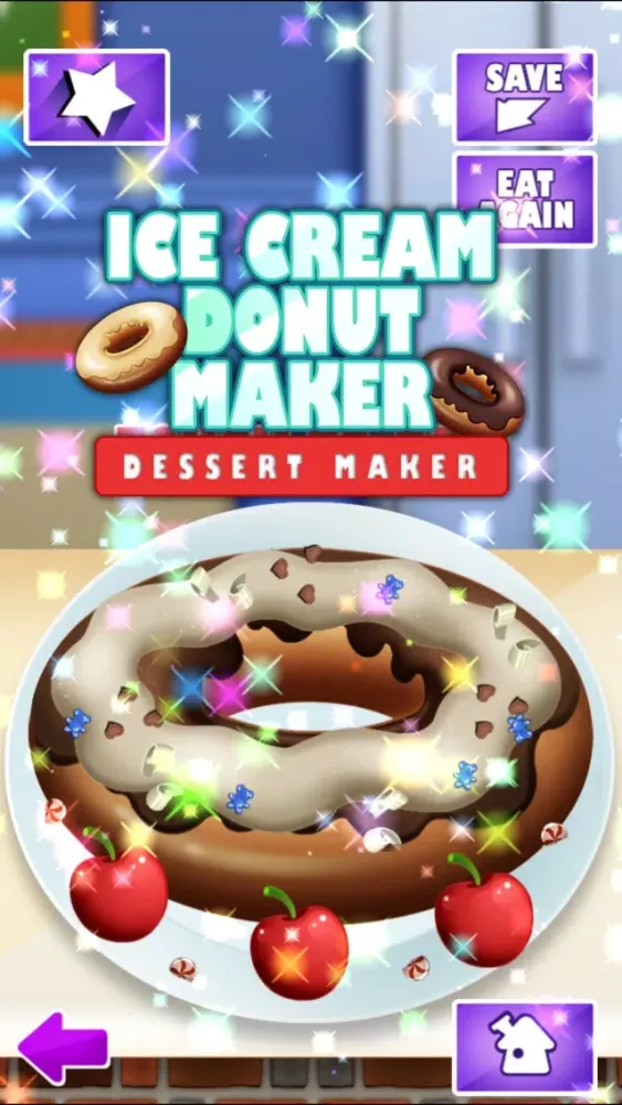 Awesome Ice Cream Donut Maker Cake Baking Dessert স্ক্রিনশট