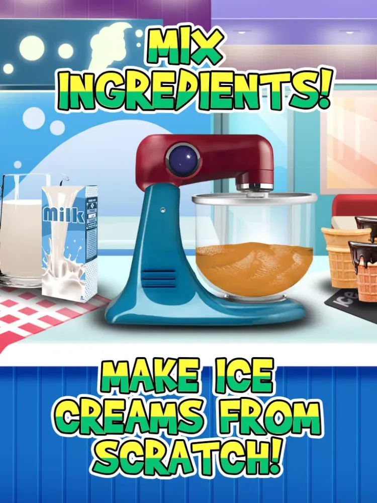 Awesome Ice Cream Parlor Maker - Frozen Jelly Dessert iPad  স্ক্রিনশট